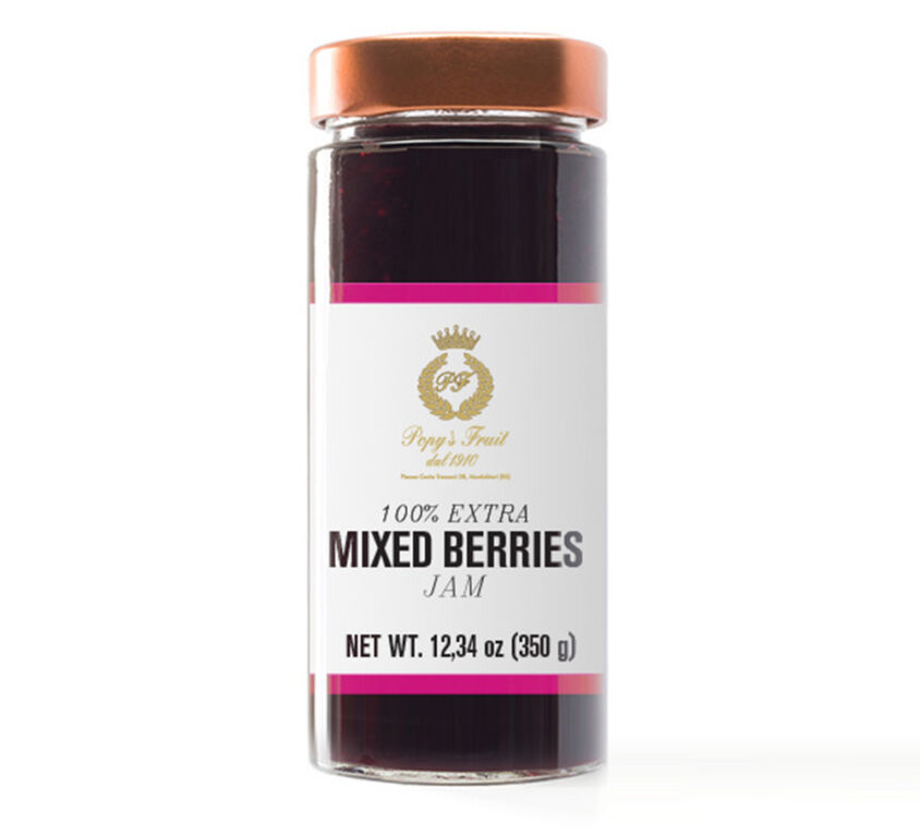 100% Extra Mixed Berries Jam 12,34 oz – Popy’s Fruit