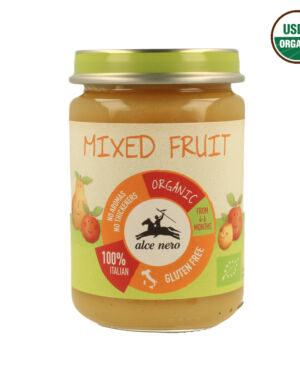 Organic mixed fruits puree Baby Food Alce Nero 4,9 oz – NO HEAVY METALS